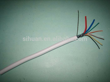 latest product low price 4/6/8core shielded alarm cable
