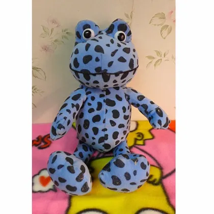 Dotted Colorful Frog Plush Big Frog stuffed Green Frog Plush Toy