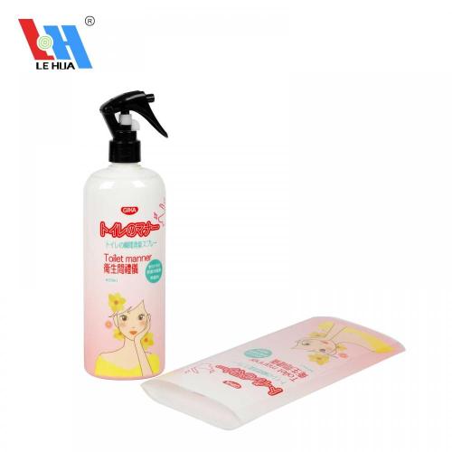 Waterproof Pvc Shrink Sleeve Label for Disinfectant Bottle
