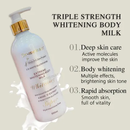 Quick Beauty Body Milk: Natural Whitening Body Lotion for Moisturizing Skin Care