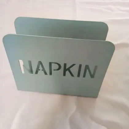 Simple letter vertical paper towel holder