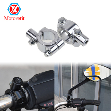 RTS Motorcycle Handle Bar Mirror Mount Clamp - Compatible with 22mm, 10mm, 8mm, 10mm, 25mm