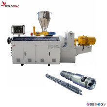 Plastic PVC pipe extruder machine