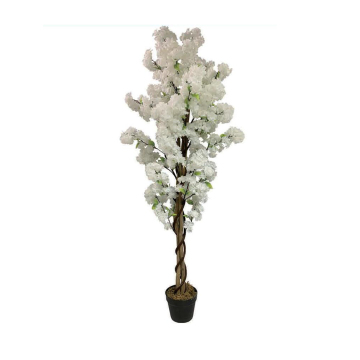 Linwoo Indoor Large Decoration Wedding Centerpiece - Pink Artificial Cherry Blossom Plants Trees