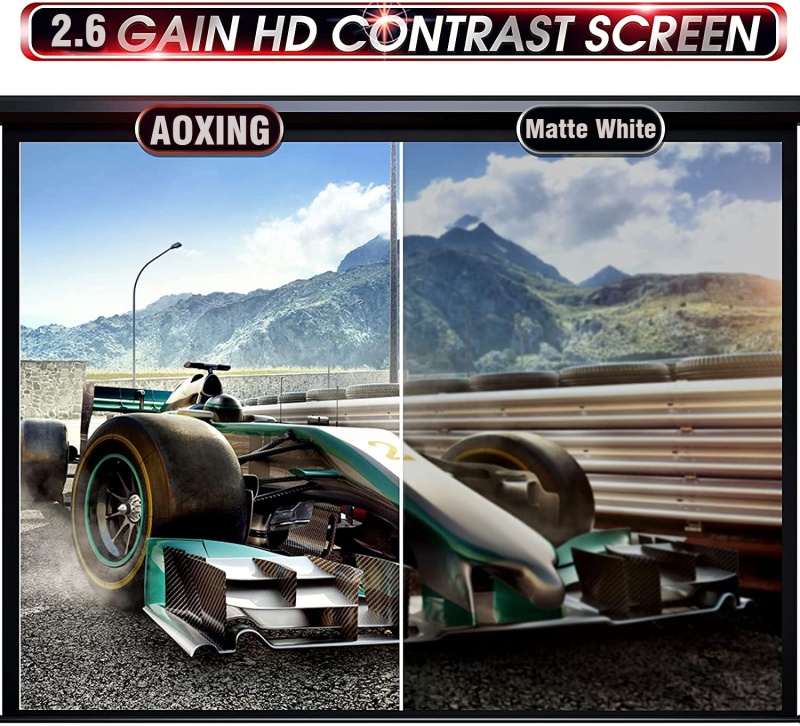 Photon Screen home cinema Electric Projector Screen