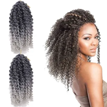 Mali Bob Twist Crochet Hair 3pcs/pack 8 INCH Marley Twist Crochet Hair Curly Soft Synthetic Crochet Hair Extensions