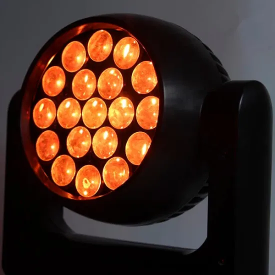 Wireless RGBW LED Moving Head Wall Uplight with DMX Control for Weddings, Events, and Clubs