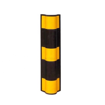Yellow Film Wrapped Rubber Round Corner Protector for Hot Selling Underground Garage Anti-Collision Strip