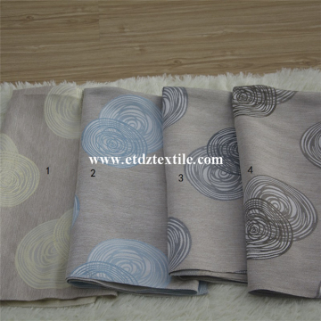 Newest Special Yarn Dyed Linen Looking Jacquard Curtai