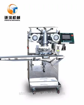automatic falafel filling or encrusting making machine