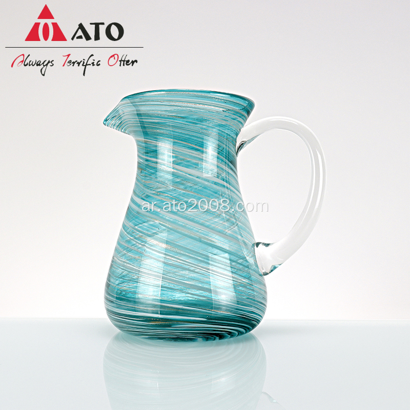 Ato Glass Pitcher Mexican Glass Margarita Juice Pitcher