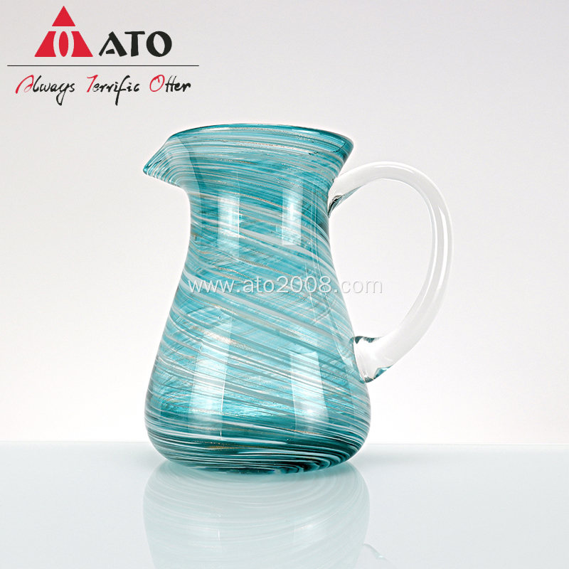 ATO glass pitcher Mexican Glass Margarita Juice Pitcher