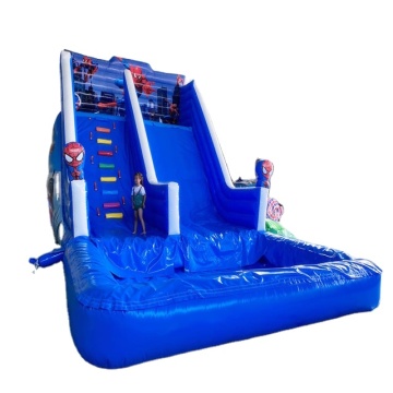 Commercial Inflatable Water Slide with Pool and Bounce House