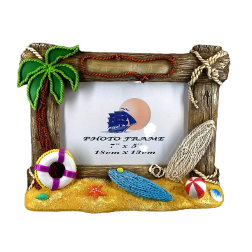 Resin Marine Life και Hawaiian Beach Souvenir Photo Sprames με διακοσμήσεις φοίνικας