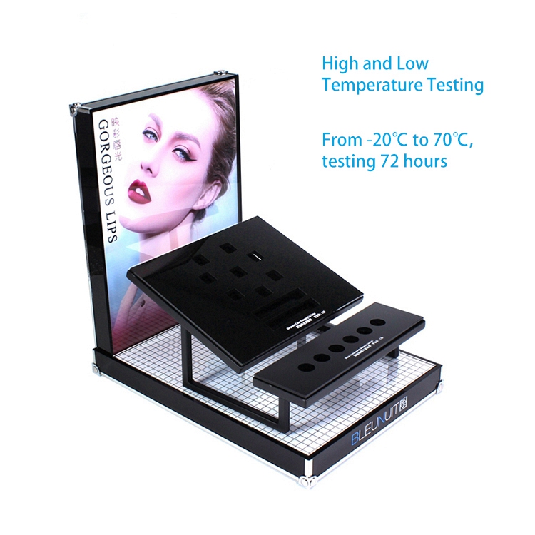 acrylic makeup display stand