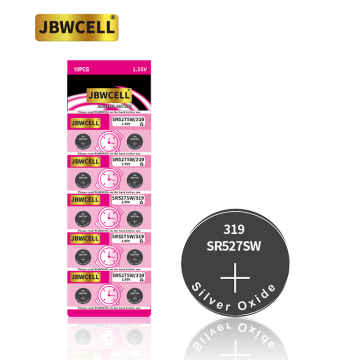 1.55V SR527SW 319 baterai sel kancing oksida perak untuk jam tangan