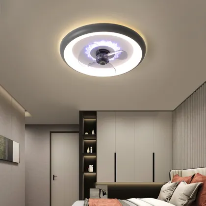 Nordic Modern Ceiling Fan Lamp for Dining Room