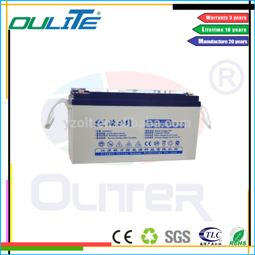 Oliter excellent discharging deep cycle gel battery 12v 150ah