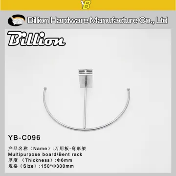 supermarket display three line euro hook /three line slatwall hook