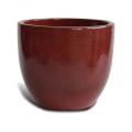 Flower Ceramic Egg Shape Glaze Pot