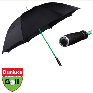 Black Manual Logo Printing Golf Promotional Umbrella