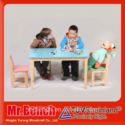 Children Study Table and Chair for Kindergarten Furniture