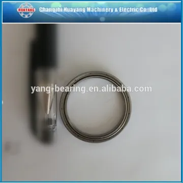 Chinese high precision thin section deep groove ball bearing