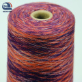 High strength and resilience space dyed yarn