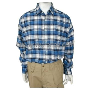 men flannel cotton  shirt