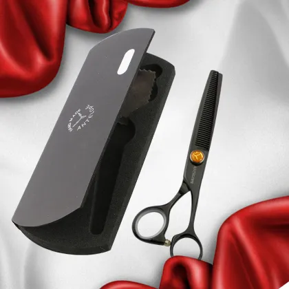 6.0 Inch 440C Hair Scissors Salon Thinning Hairdressing Scissors