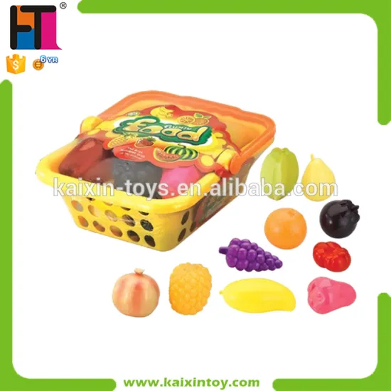 Children Plastic Pretend Play Toy Fruit Set