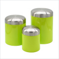 Customized Color Metal Food Storage Tin Canister