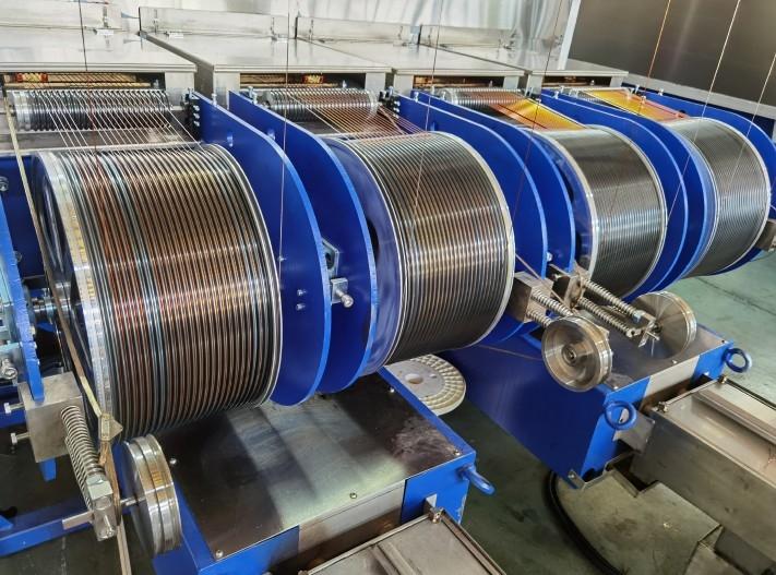 Enamelling Machine With lnline Drawing