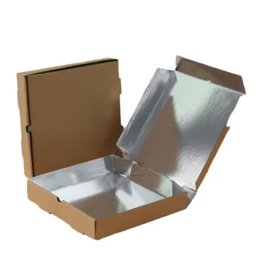 aluminum foil pizza delivery box