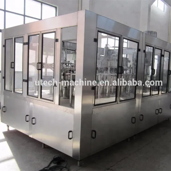 automatic 3 in 1 carbonated beverage bottle filling machine