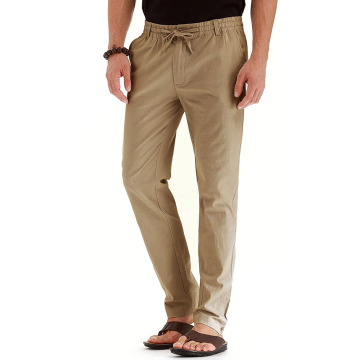 European Loose Fit Cotton Elastic Waist Plus Size Business Casual Sports Pants