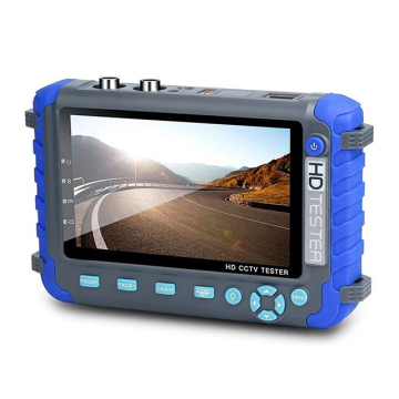 5 Inch 8MP AHD/CVI/TVI CVBS CCTV Tester with VGA Input - CFTV Mini Monitor