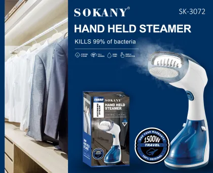 Sokany Handheld Steaming Iron - Premium Brand 3072 Portable Garment Steamer