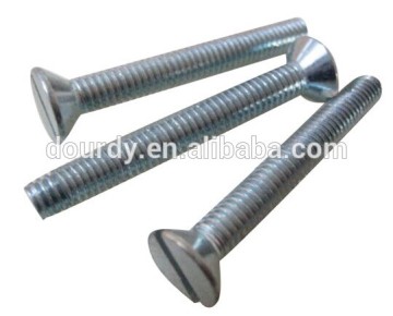 din963 flat Slotted machine screw