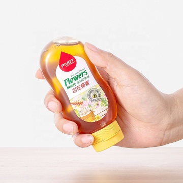 Honey Bottle: Hot Resistant Inverted Extrusion Plastic Squeeze Sauce Bottle