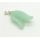 Подвеска с двумя листьями Shape Green Aventurine