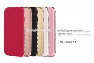 Design Genuine Real Leather Back Cover for mobile phone back cover for iPhone 6s