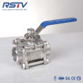 3PC Butt Welded SS304 Floating Threaded Ball Valve