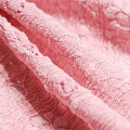 Tejido Jacquard arrugado de poliéster colorido de moda para vestido