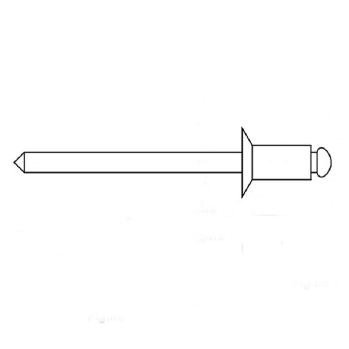 4,0 mm Aluminium/Stahl Counterunk Öffnungstyp Blindnieten