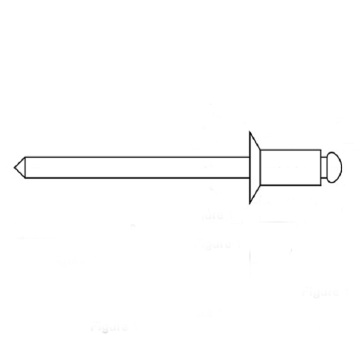 4,0 mm in alluminio/acciaio Opend Tipo Blind Rivets