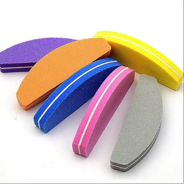 Colorful Sponge Nail Polish Sanding Buffer Strips: Double-Sided Mini Nail File Blocks - Complete Manicure Tools Set