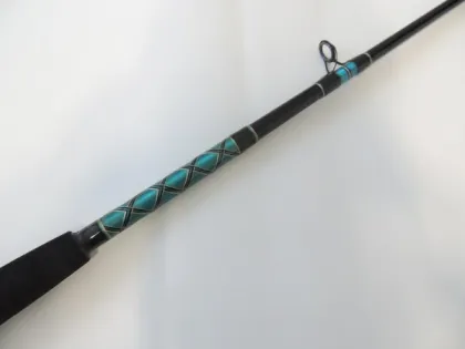 1.95m 1 section fiberglass sea boat rod