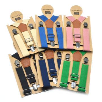 Baby Kids Stumbain a réglable 3clips Braces élastiques pour chemises - noir, bleu, jaune