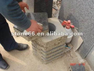 Landscape Chinese sculpture pillar